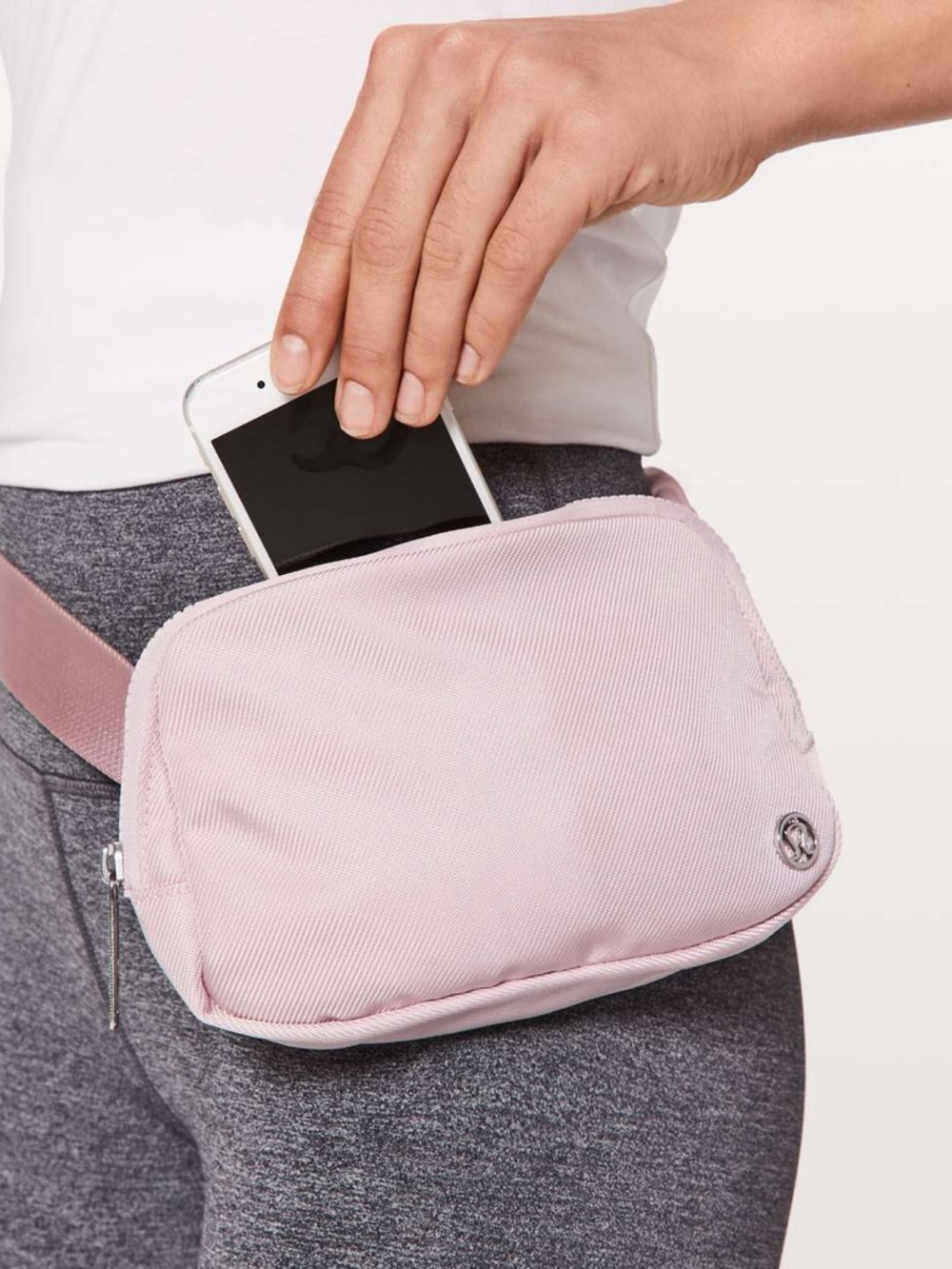 lululemon athletica Blush Pink Crossbody Belt Bag